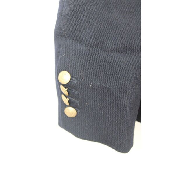 J. Crew Schoolboy Wool Stretch Blazer in Navy Style 03171 Size 8 Gold Buttons - Picture 6 of 9